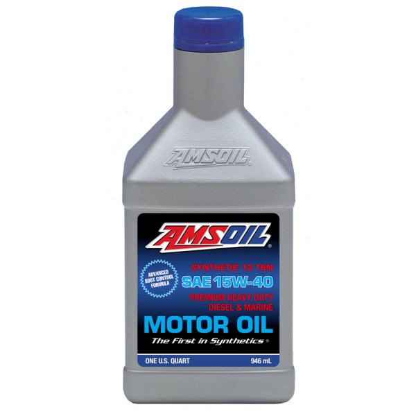 AMSOIL Synthetic Heavy Duty Diesel & Marine Motor Oil 15W-40