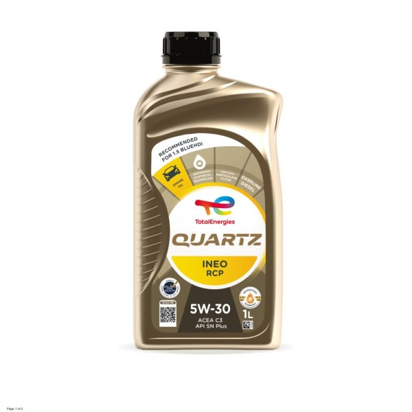 TotalEnergies Quartz Ineo RCP 5W-30