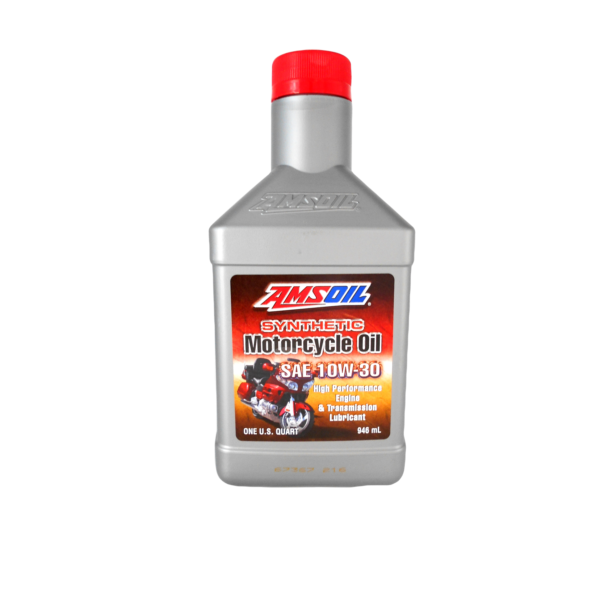 Amsoil Metric Synthetic Motorcycle Oil 10W-30 - Image 2
