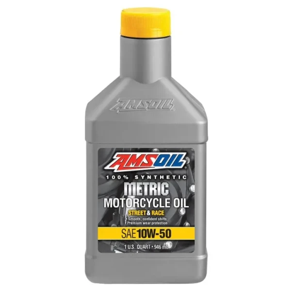 Amsoil Synthetic Metric Motorcycle Oil  10W-50
