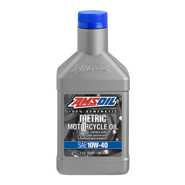 Amsoil Metric Synthetic Motorcycle Oil 10W-40